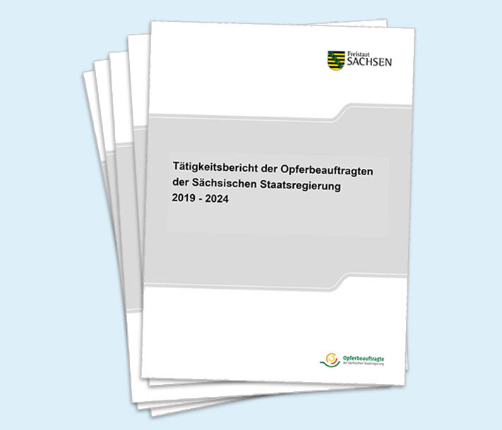 Titelbild des Tätigkeitsbericht der Opferbeauftragten